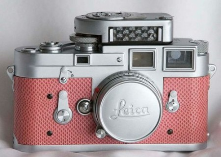 current crush ~ pink leica camera