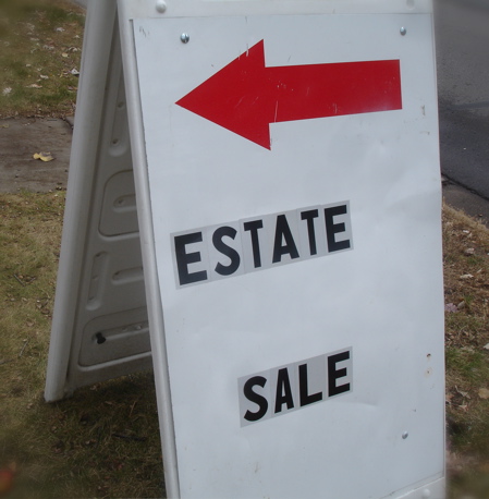 date night ~ estate sale & dinner out
