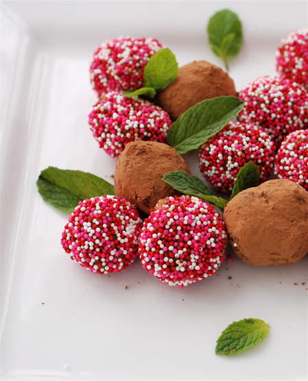 chocolate truffles