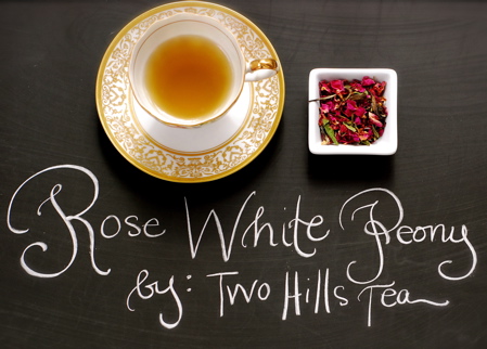 rose white peony by two hills tea