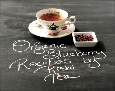 organic blueberry rooibos by rishi tea