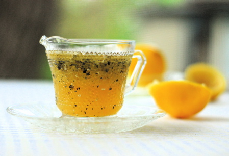 honey lemon poppyseed vinaigrette