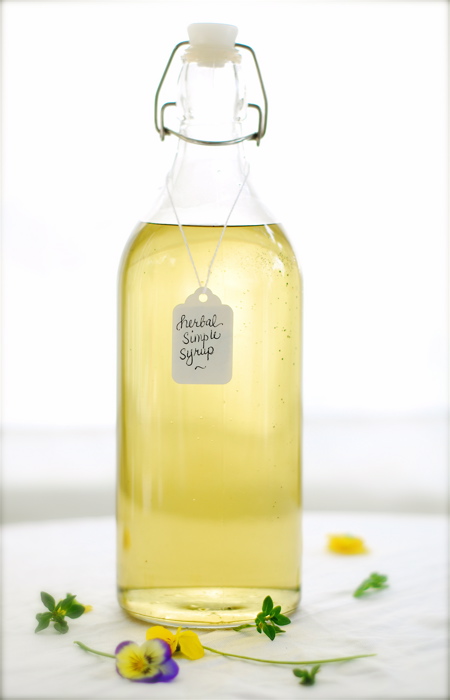herbal simple syrup