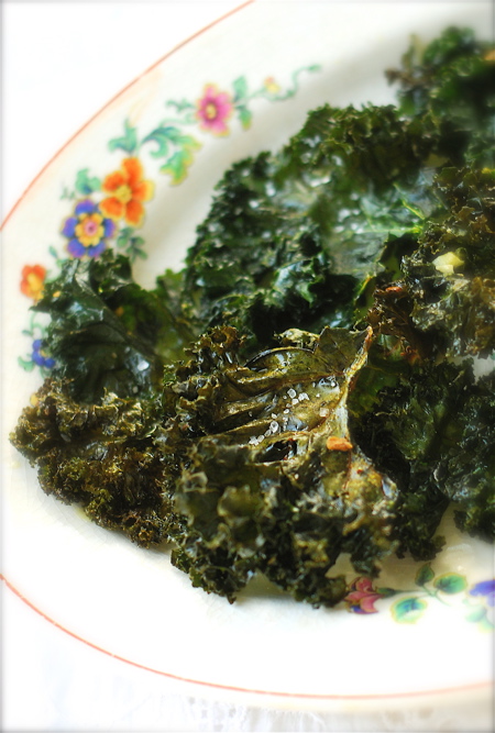 crispy kale chips