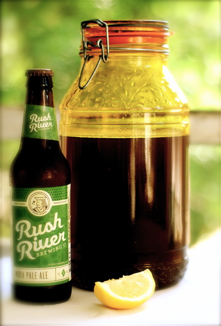 homemade summer shandy