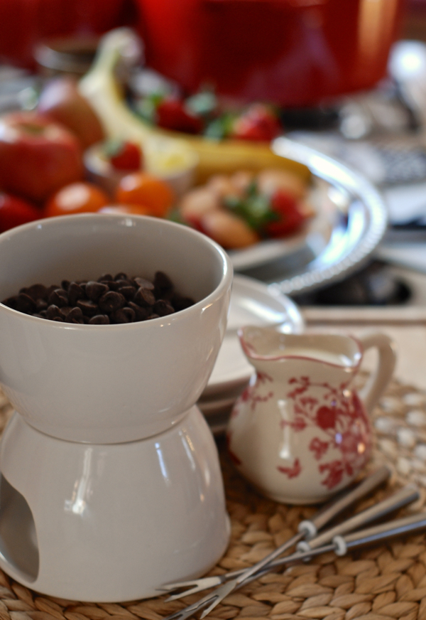 chocolate fondue